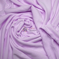 Трикотажна тканина Тринитка петля (лілова, світло-бузкова)