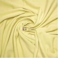 Трикотажная ткань Трёхнитка петля (светло-желтая, лимон)