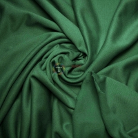 Тканина трикотажна трьохнитка з начосом Туреччина (темно-зелена, смарагдова)
