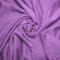 Тканина трикотажна трьохнитка з начосом Туреччина (пурпурна, фіолетова)