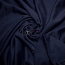 Ткань трикотажная трёхнитка с начёсом Турция (темно-синяя)