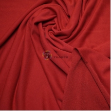 Трикотажная ткань Трёхнитка петля (красная)