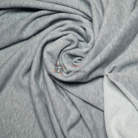 Трикотажна тканина Тринитка петля (світло-сіра)