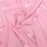 Ткань Креп-шифон (розовый)