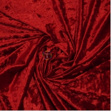 Тканина Мармуровий оксамит (червоний)