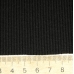 Ткань трикотаж "мустанг" рубчик 3мм (черный)