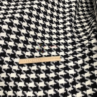 Твідова пальтова тканина принт велика "гусяча лапка"