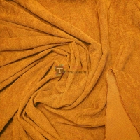 Ткань Микровельвет (горчичный, золотой)