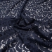 Гіпюр набивний "огірки" (дуже темно-синій) тканина