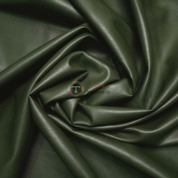Кожзам на замше (темно-зеленый) ткань