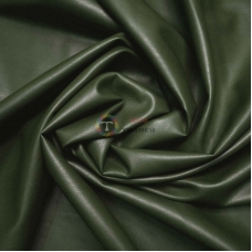 Кожзам на замше (темно-зеленый) ткань
