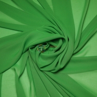 Одежный шифон однотонный (зелёный)